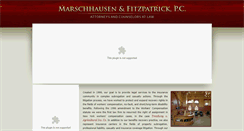 Desktop Screenshot of marschfitz.com